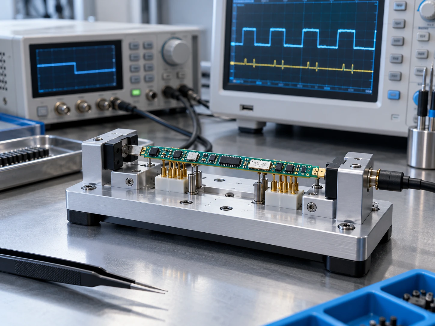 PCB测试场景示意